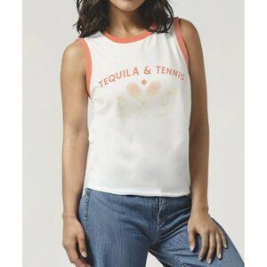 Wildfox Tequila & Tennis Make it a Double Tank Top ( XS )